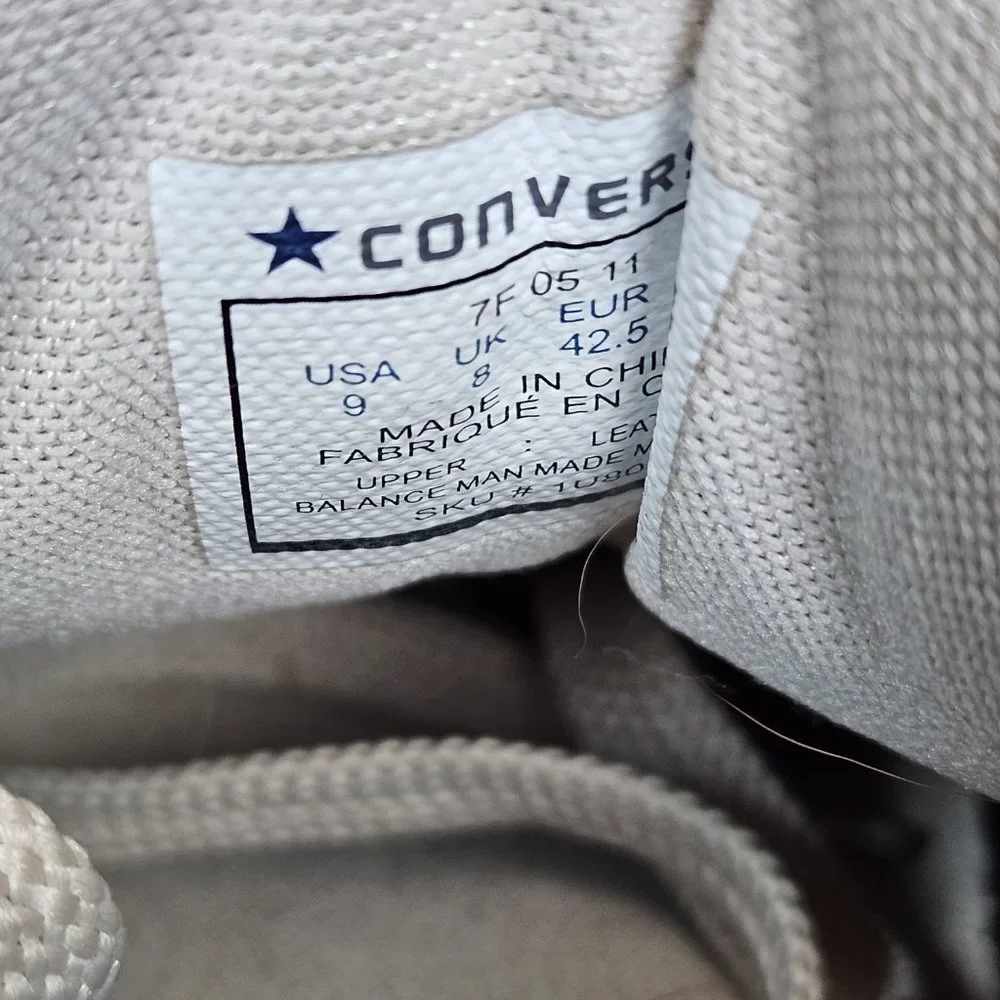 Converse One Star Low Top Brown Sneakers Size 9 - Picture 9 of 11